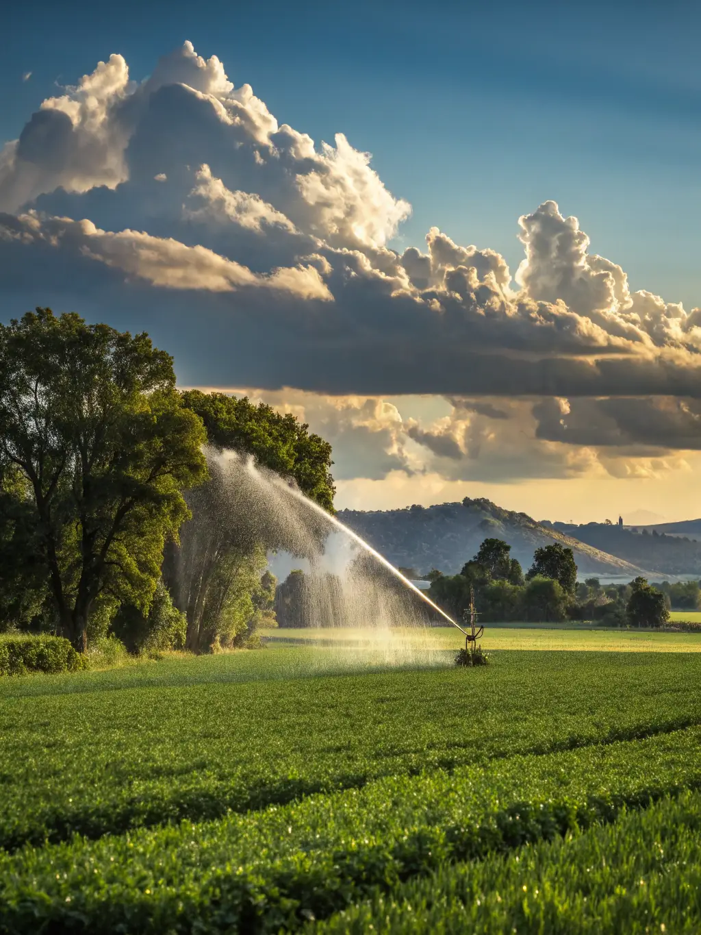 An image illustrating a side-by-side comparison of crop yields, with the Dura Gro-treated field showing significantly higher productivity.